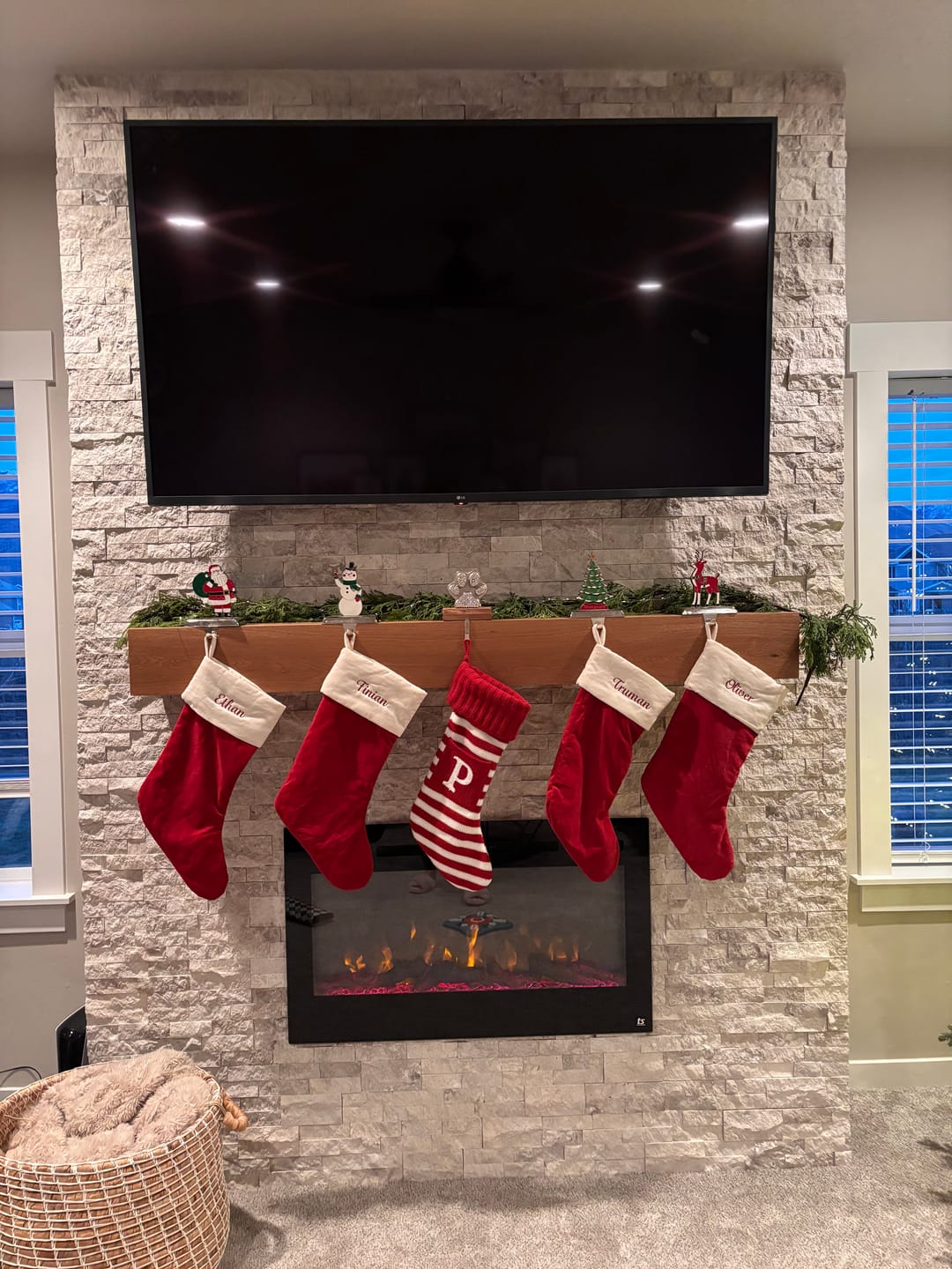 Customer photo review of White Oak Fireplace Mantel