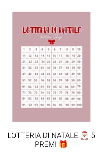 Customer photo review of LOTTERIA DI NATALE 🎅🏼 5 PREMI 🎁