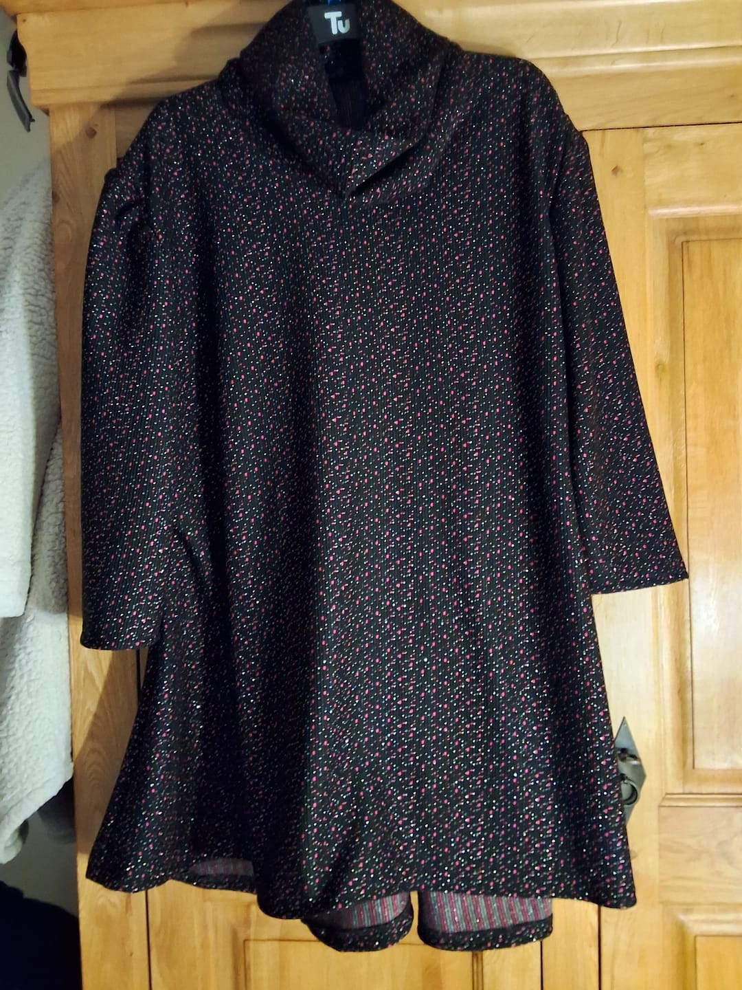 Customer photo review of Midnight Spark Knit Jersey Fabric