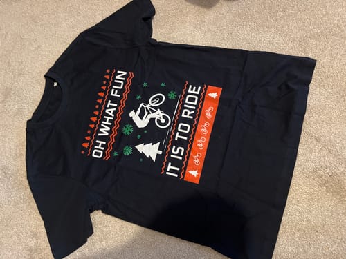Customer photo review of OH-WHAT-FUN-TO-RIDE-V1 T Shirt
