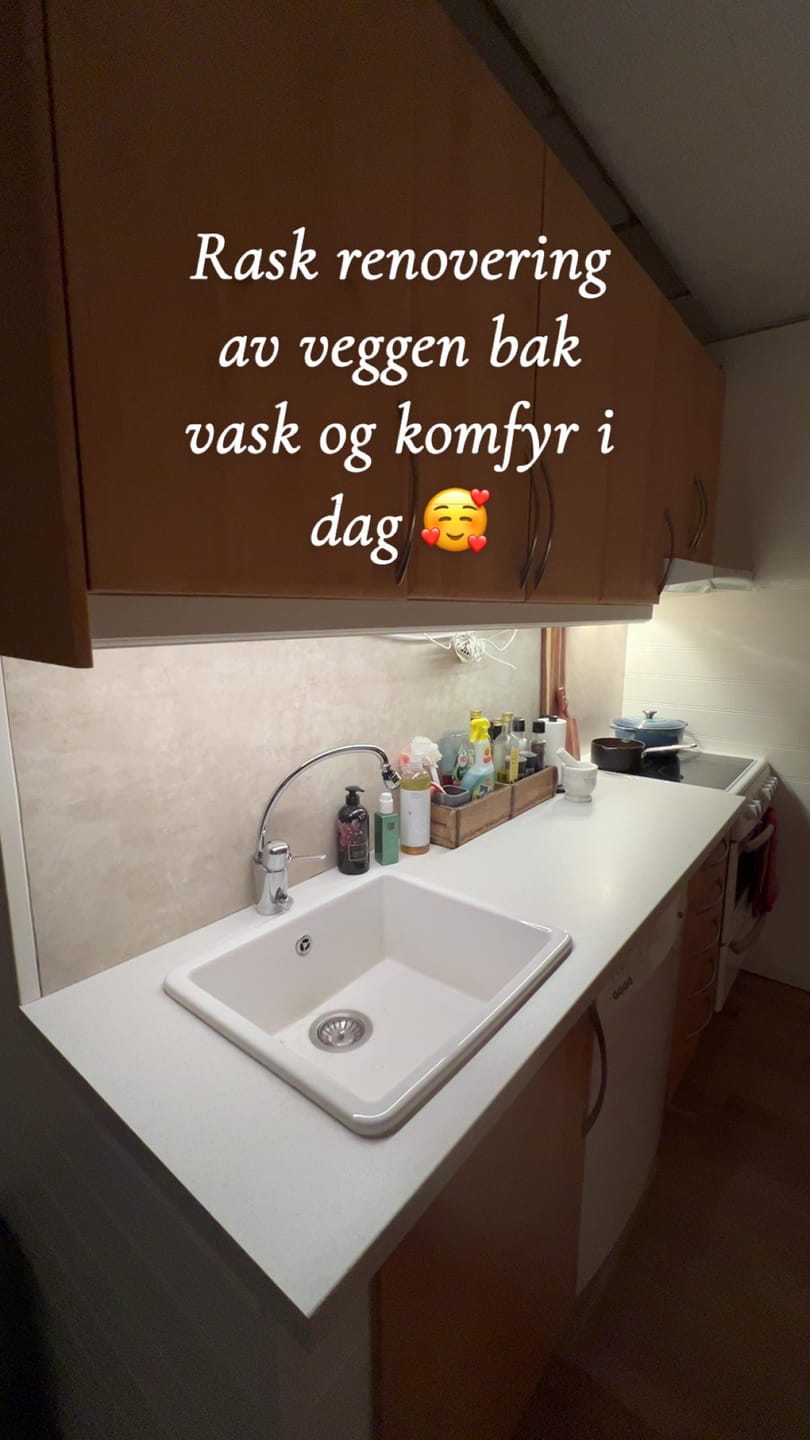 Customer photo review of Premium Limewash beige kontaktplast