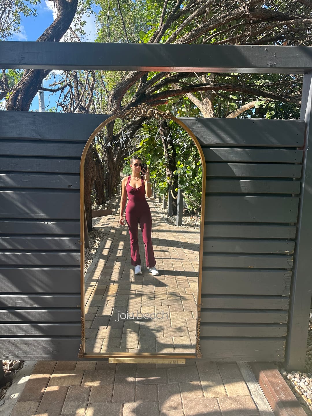 Customer photo review of The Sculpt Onesie / Black-Cherry