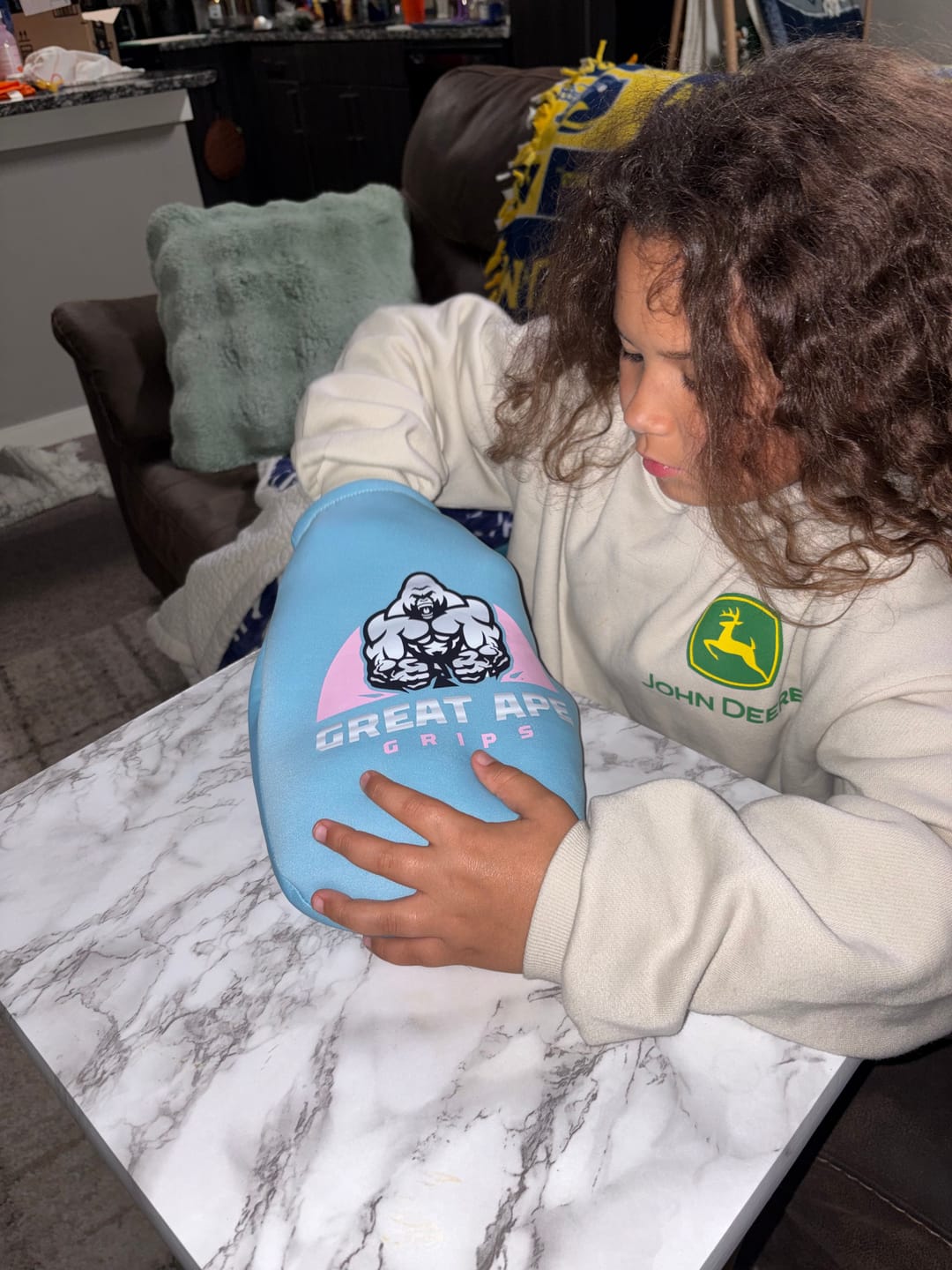 Customer photo review of COTTON CANDIES - BABY BLUE