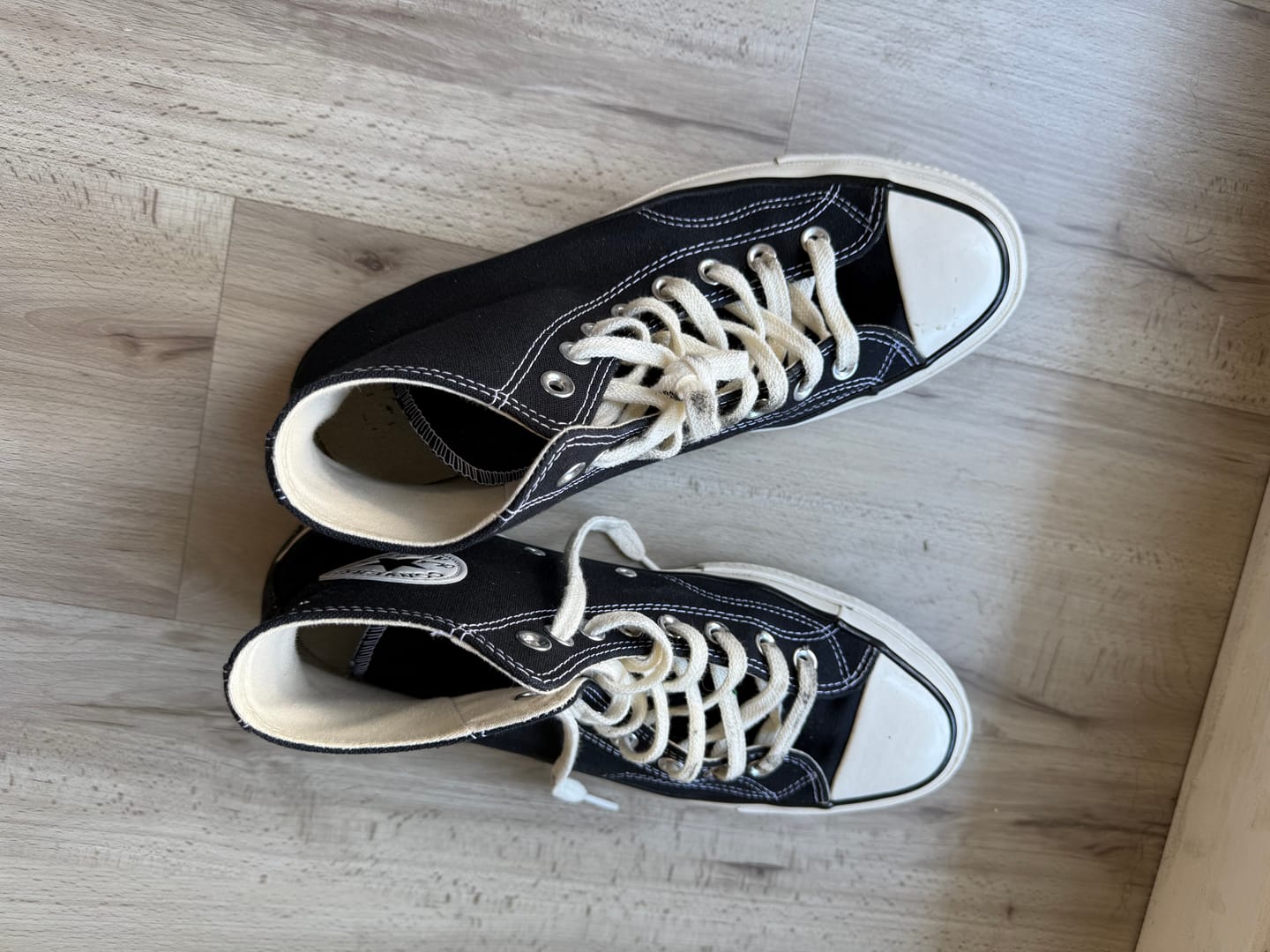 Customer photo review of Zapatillas Converse Chuck 70 Hi Negro Blanco