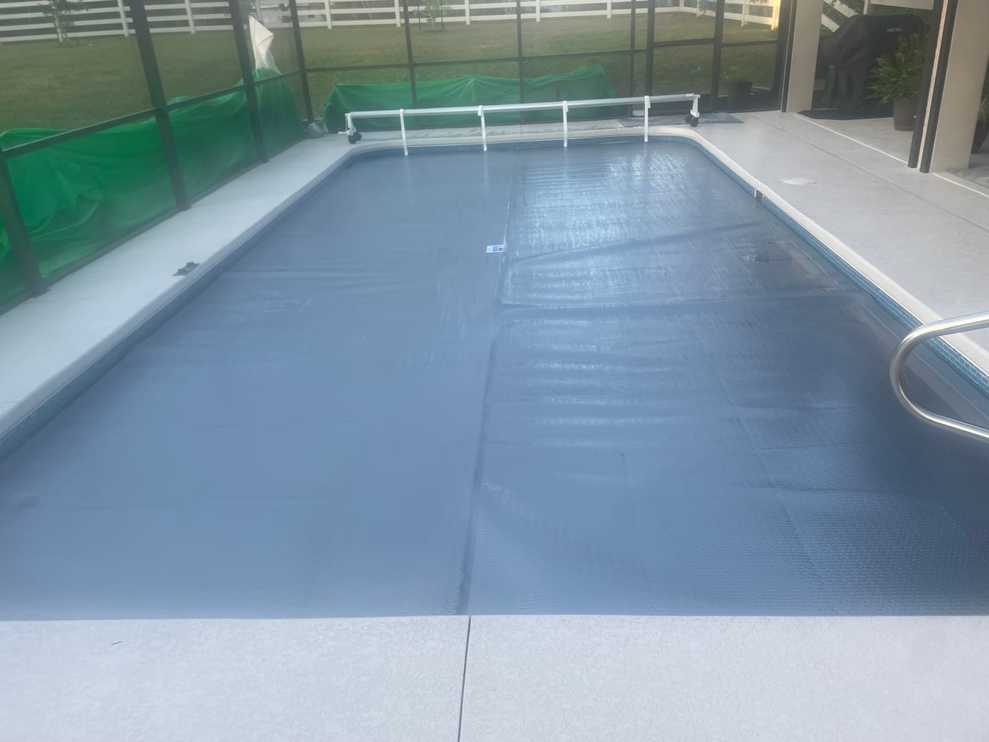 Customer photo review of GeoBubble RaeGuard™ Heat Retaining Pool Cover