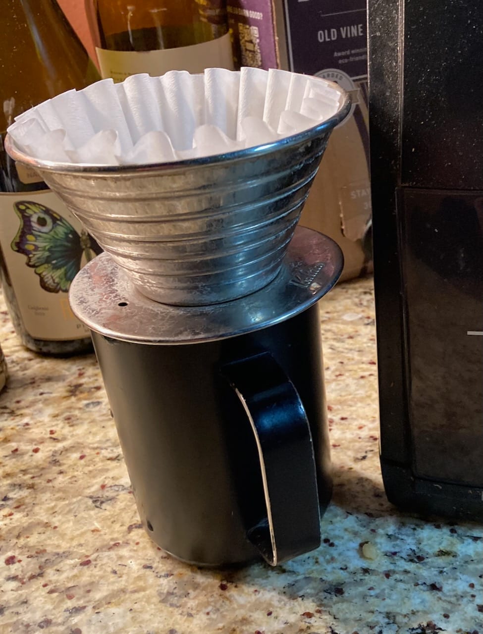 Customer photo review of Kalita Wave 185 Coffee Filters - 100ct