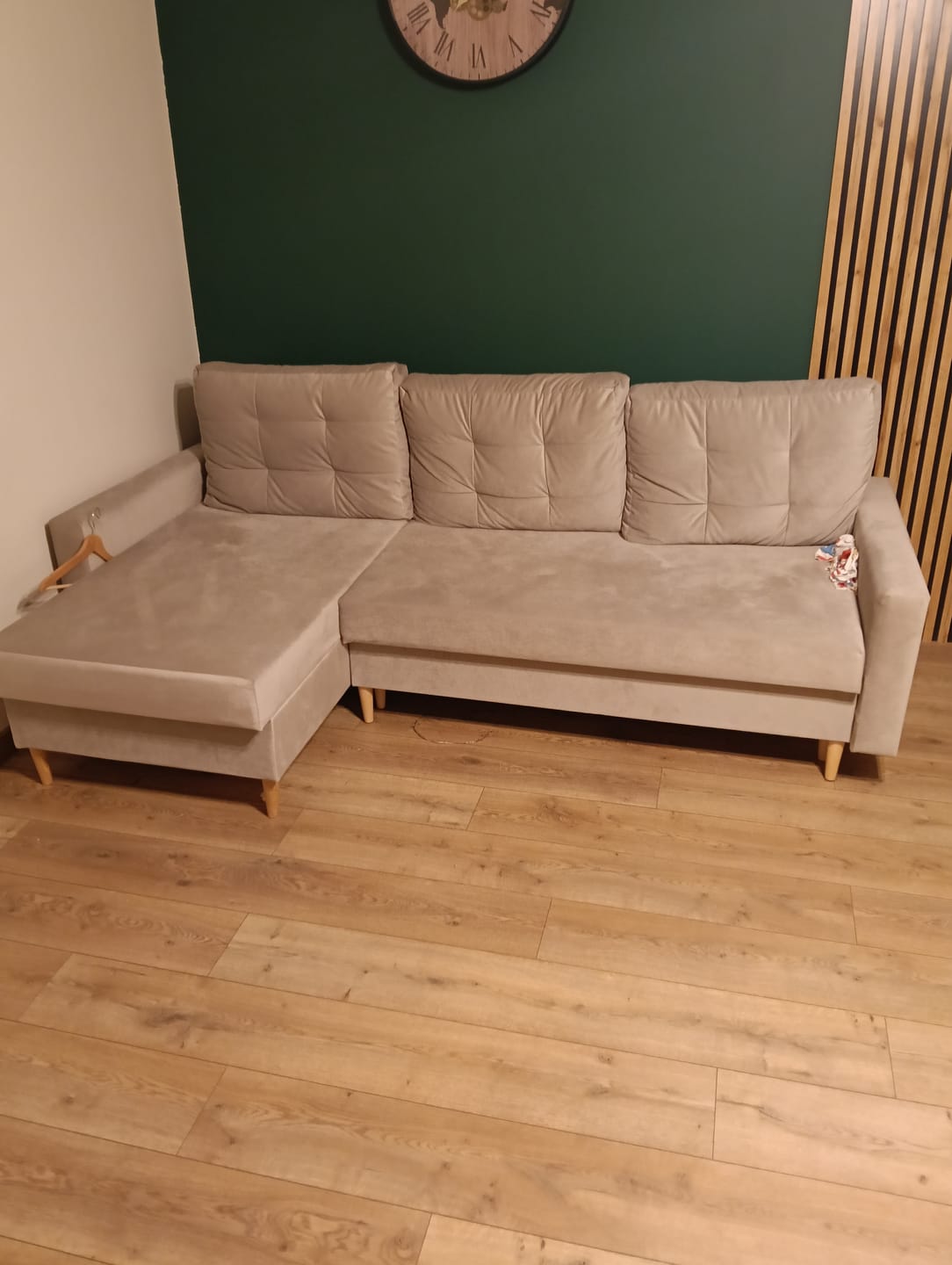Customer photo review of Narożnik BLANK velvet