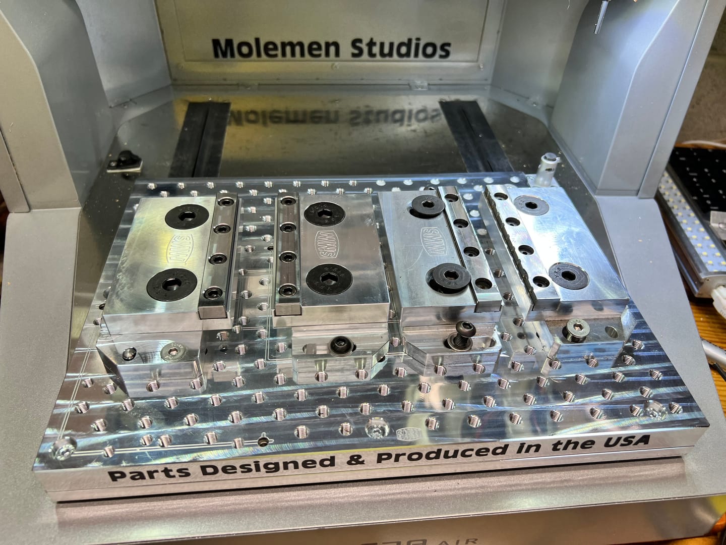 Customer photo review of Makera Carvera Air Fixture Tooling Plate