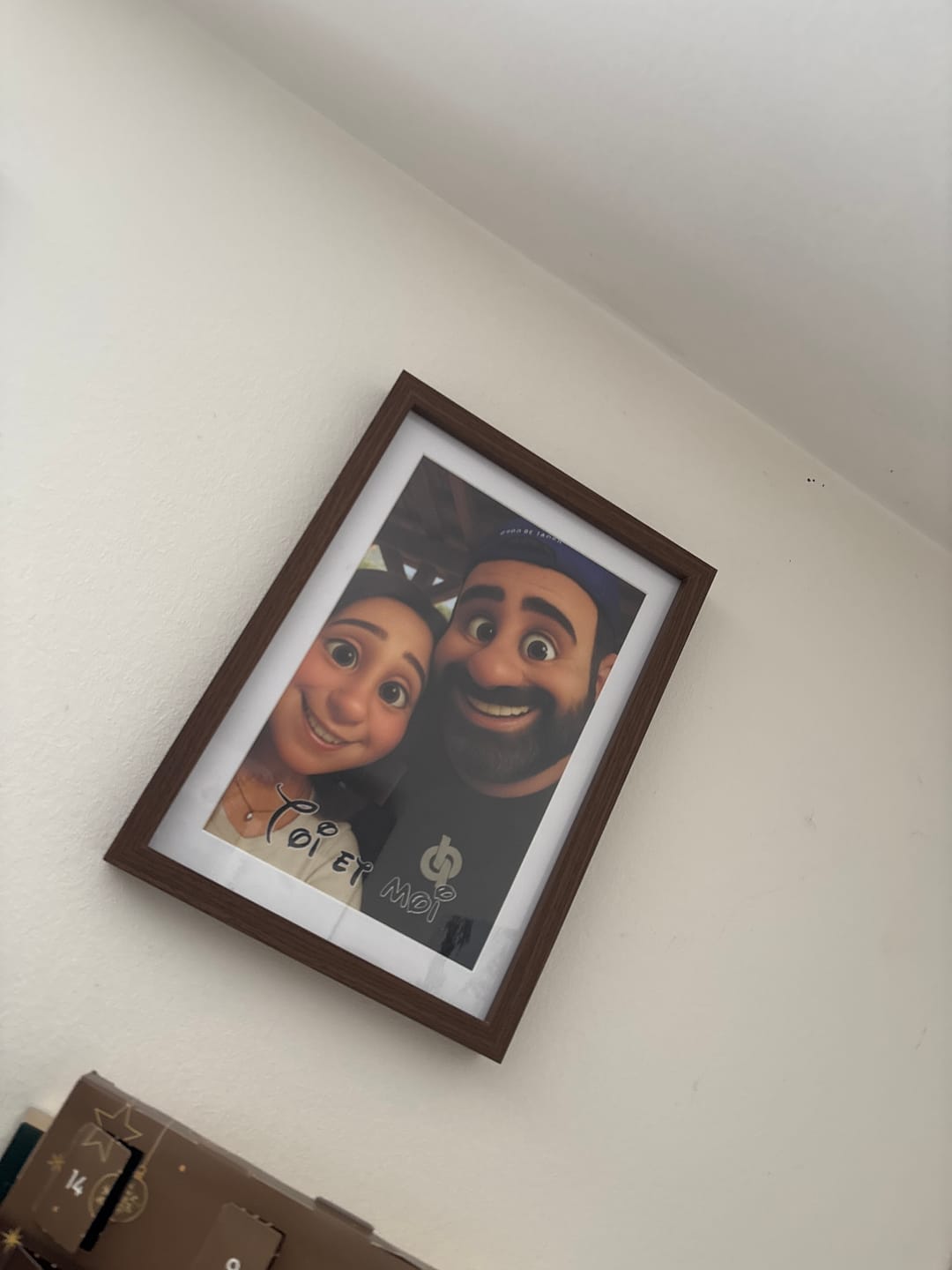 Customer photo review of Poster personnalisé - Portrait Animé