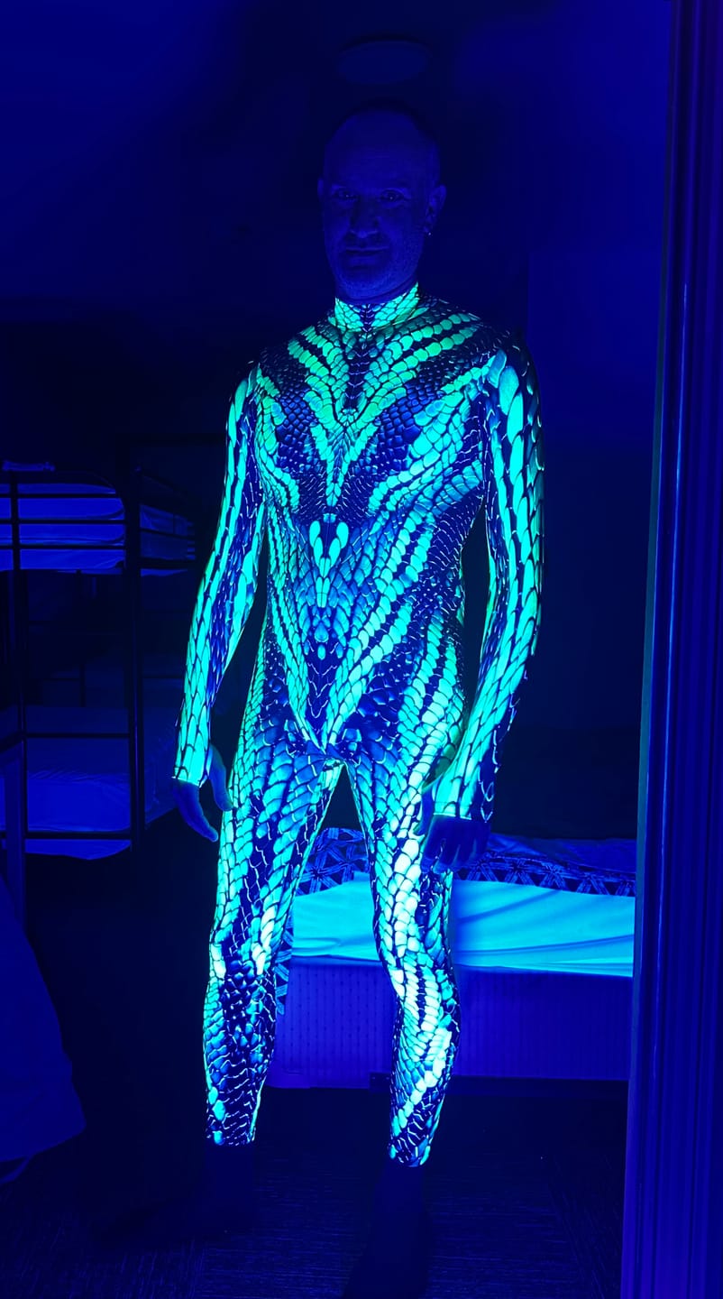 Customer photo review of Electric Viper Costume