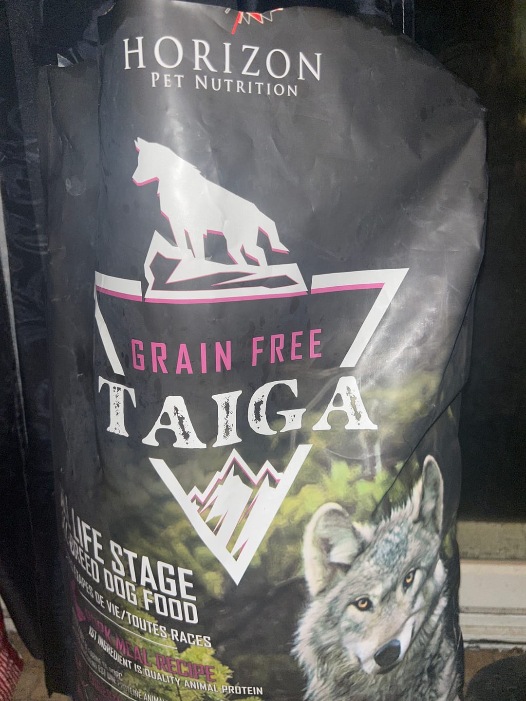 Customer photo review of Horizon Taiga - Nourriture pour chien économique 35 lbs
