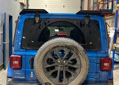 Customer photo review of LED Light Roof Spoiler – Jeep Wrangler JL 2018–2024