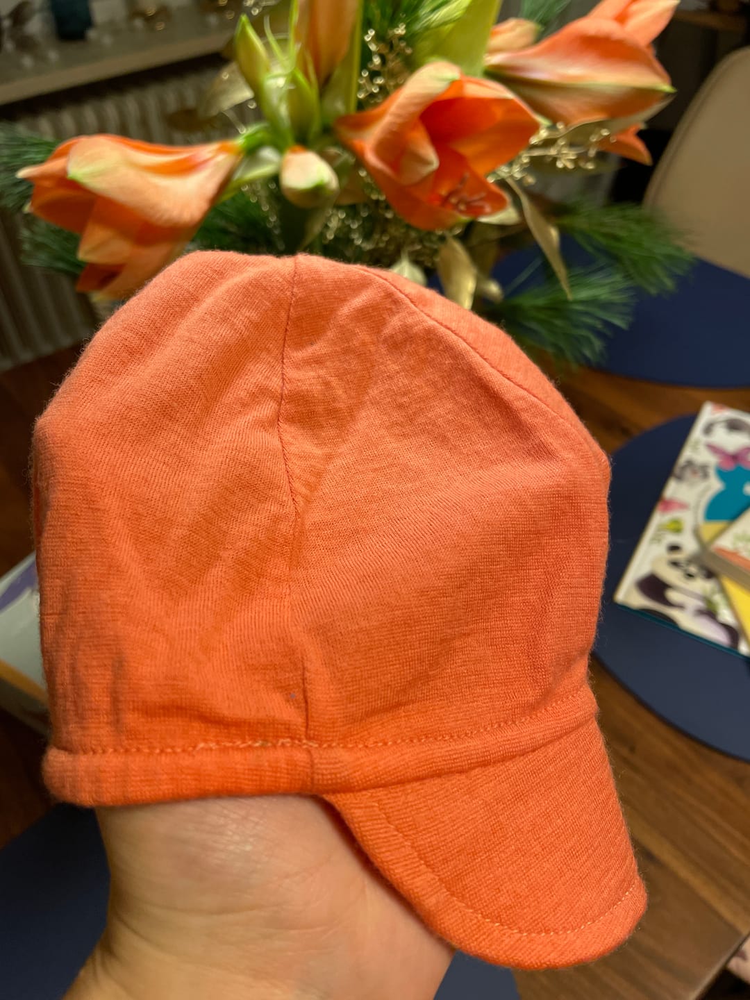 Customer photo review of PreOrder Kinder Schirmmütze Sommermerino
