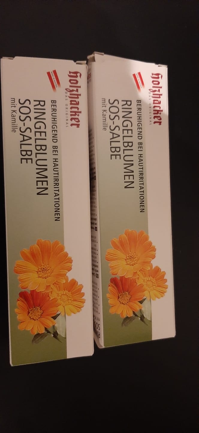 Customer photo review of Holzhacker Ringelblumen SOS-Salbe 75 ml