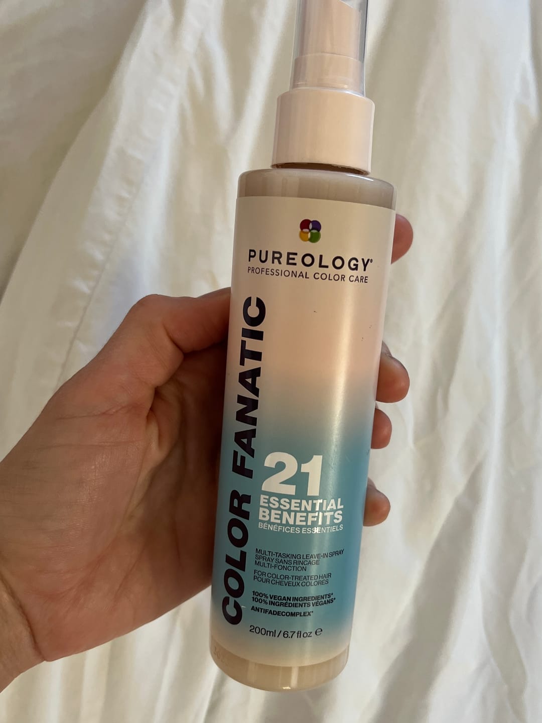 Customer photo review of Pureology Color Fanatic Treatment - Color-Safe Hair Treatment 200ml