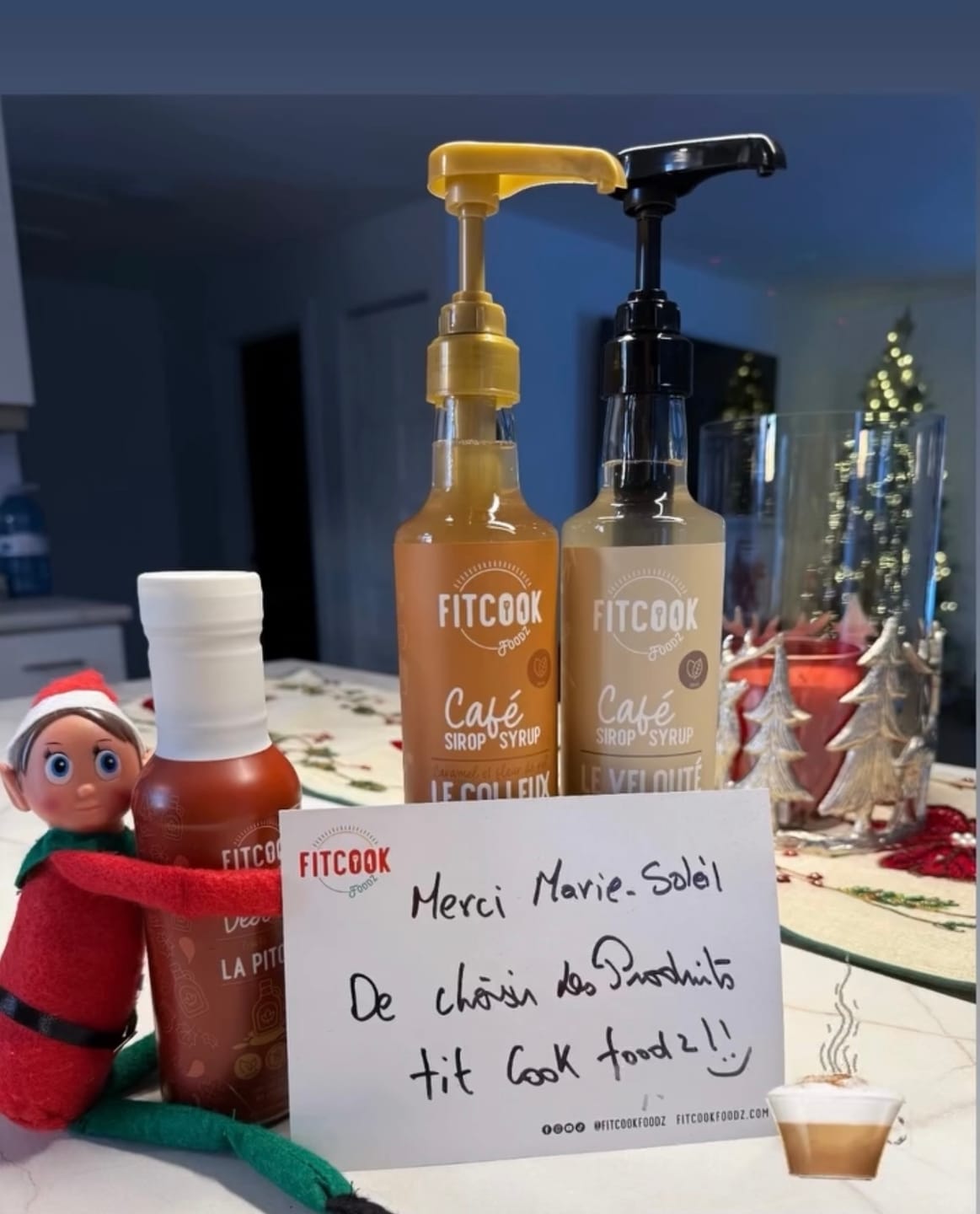 Customer photo review of Le Velouté - Sirop à la Vanille Sans Sucre
