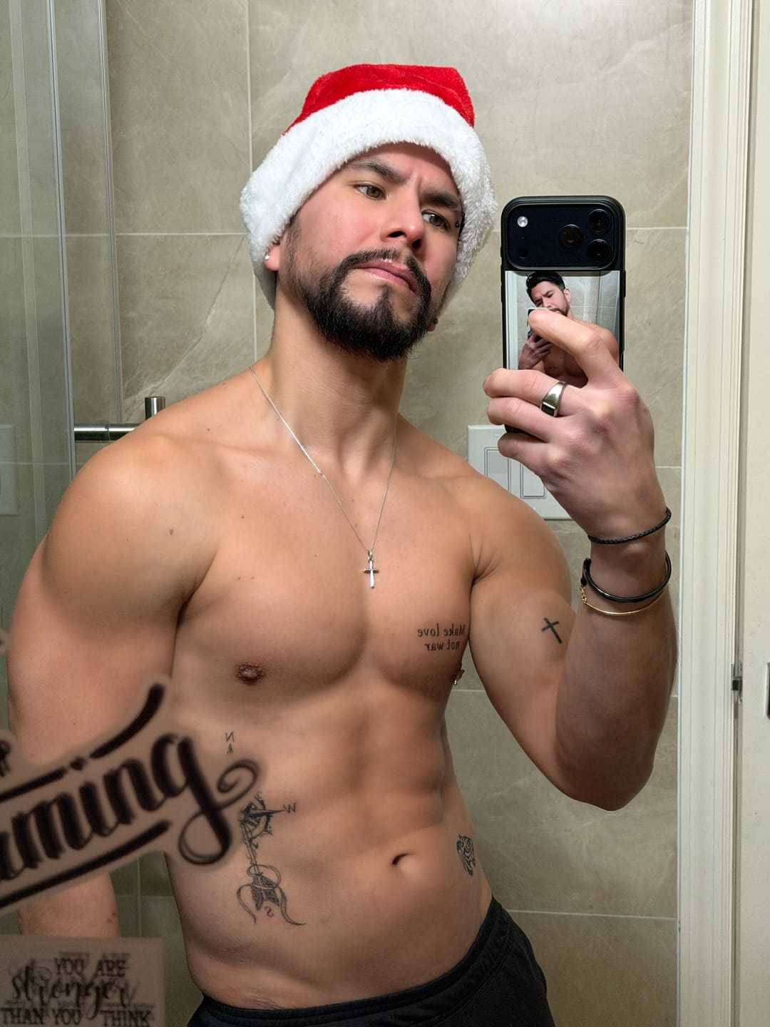 Customer photo review of Compass Tattoo