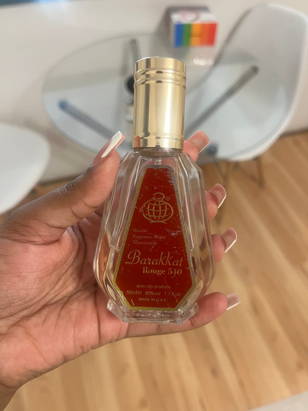 Customer photo review of Barakkat Rouge 540 EDP 50ml