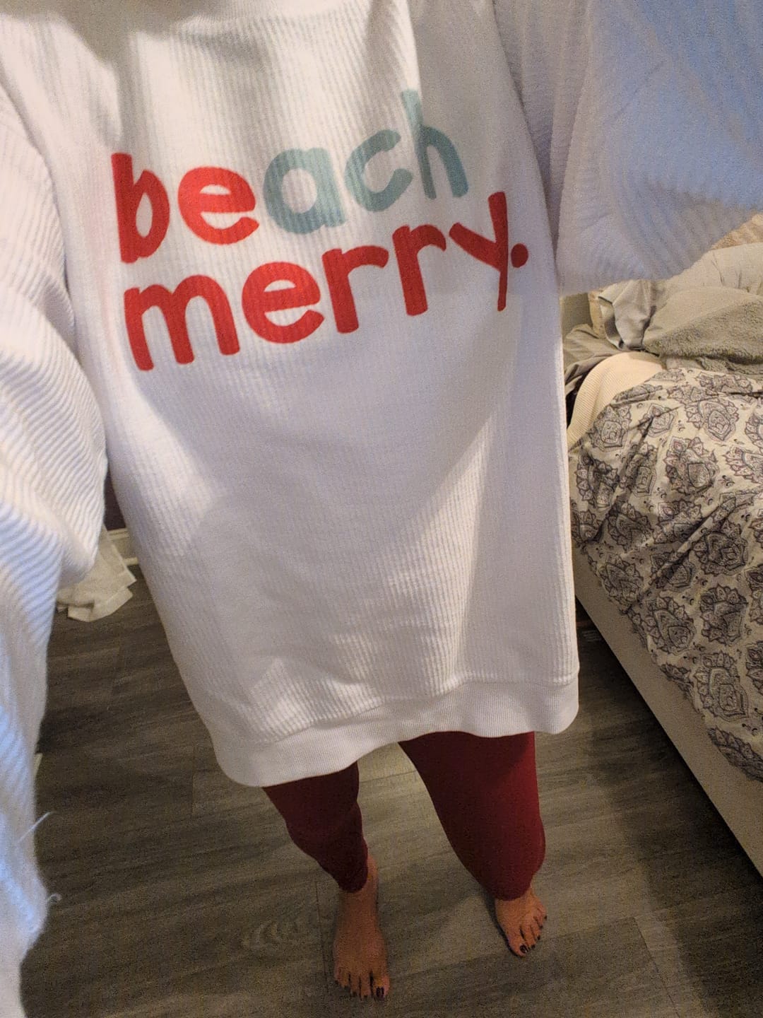Customer photo review of Beach Merry (Text Only)