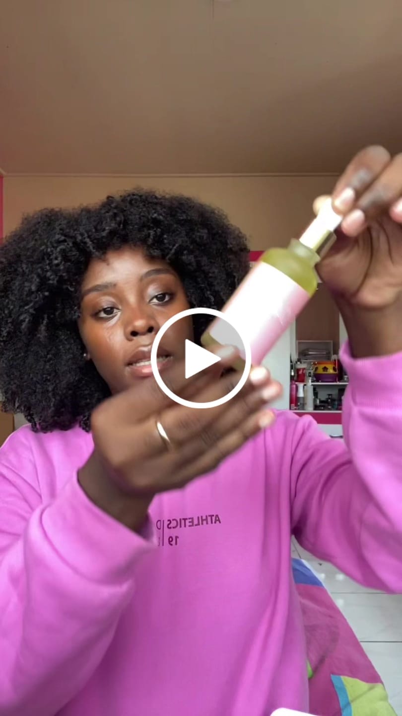 Customer video review of MEGA GROWTH hair oil