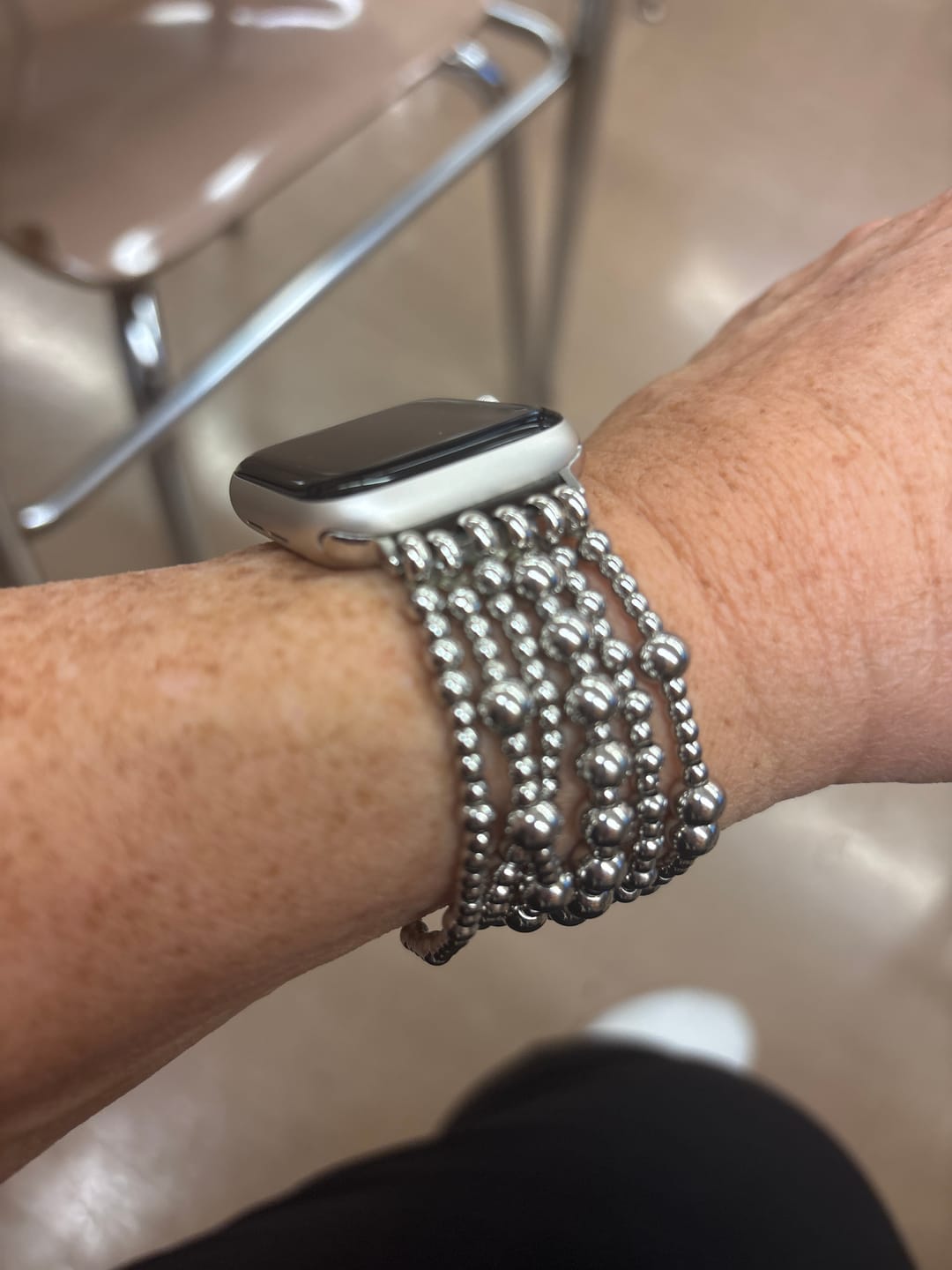 Customer photo review of Imperial Earth Jasper Apple Watch Strap