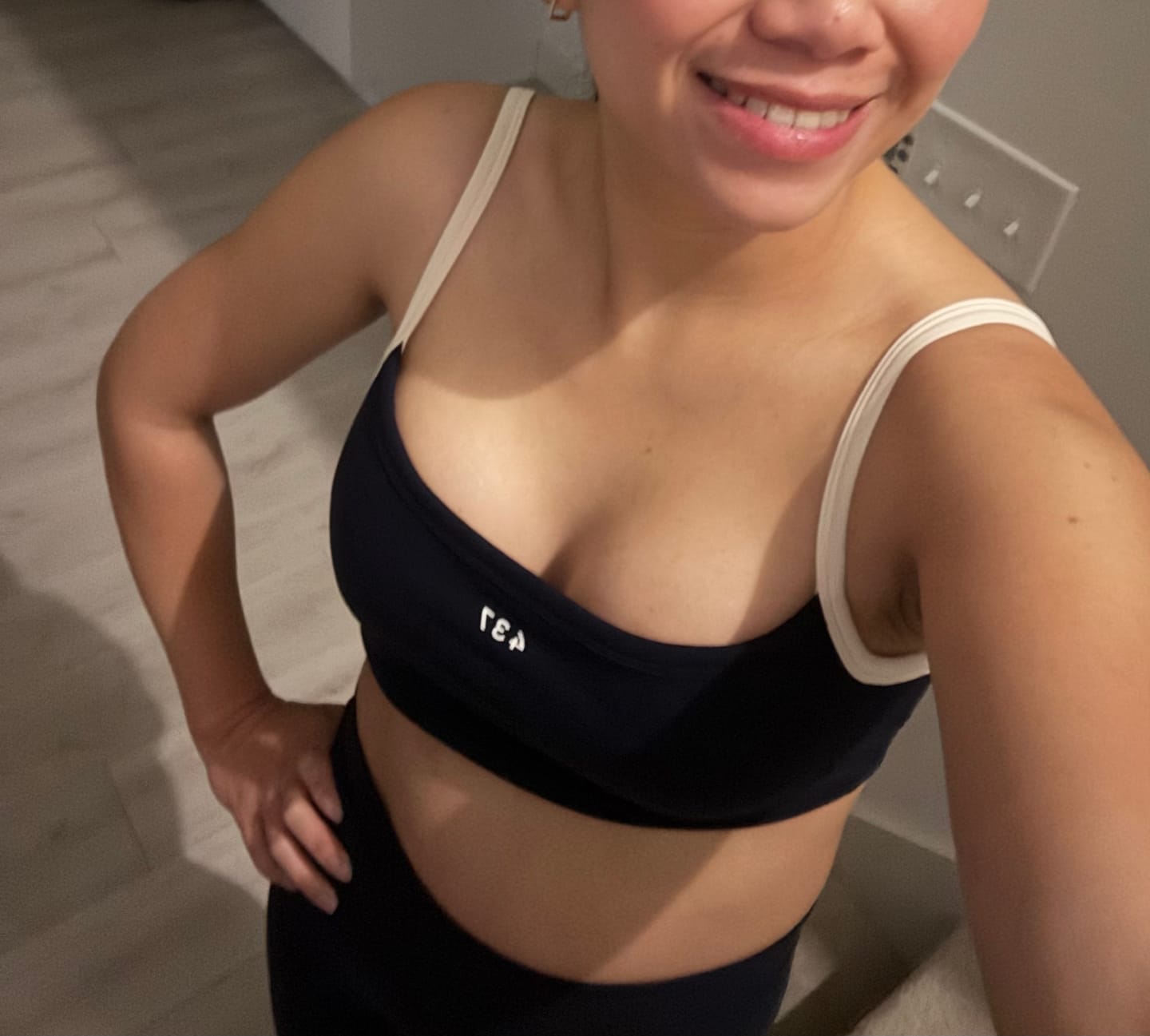 Customer photo review of The Essentials Legging / Navy