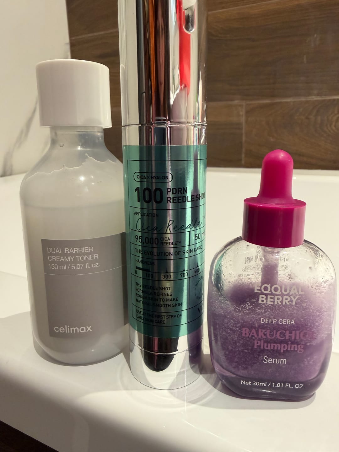 Customer photo review of Pretnovecošanās serums ar bakučiolu EQQUALBERRY Bakuchiol Plumping Serum