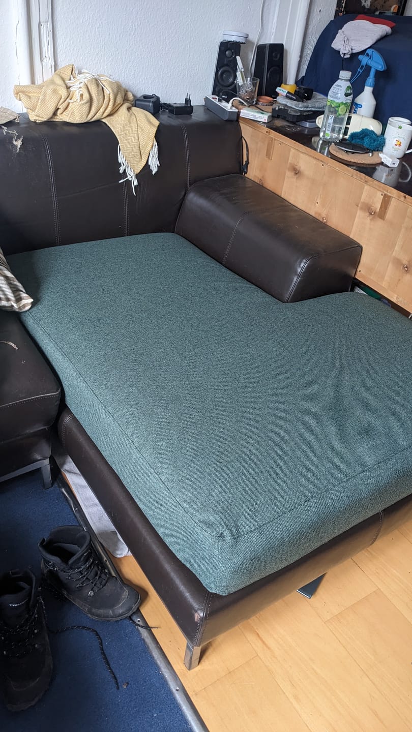 Customer photo review of KRAMFORS 2 Seat IKEA Sofa Cover With One Armrest Left