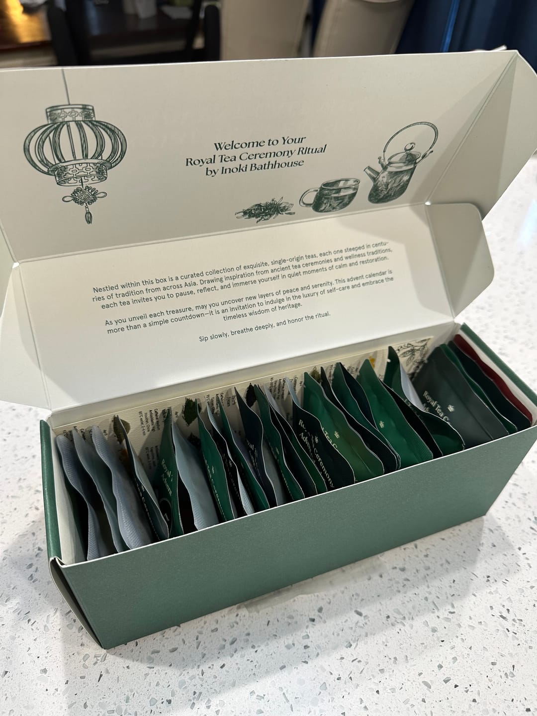 Customer photo review of 2025 Royal Tea Advent Calendar