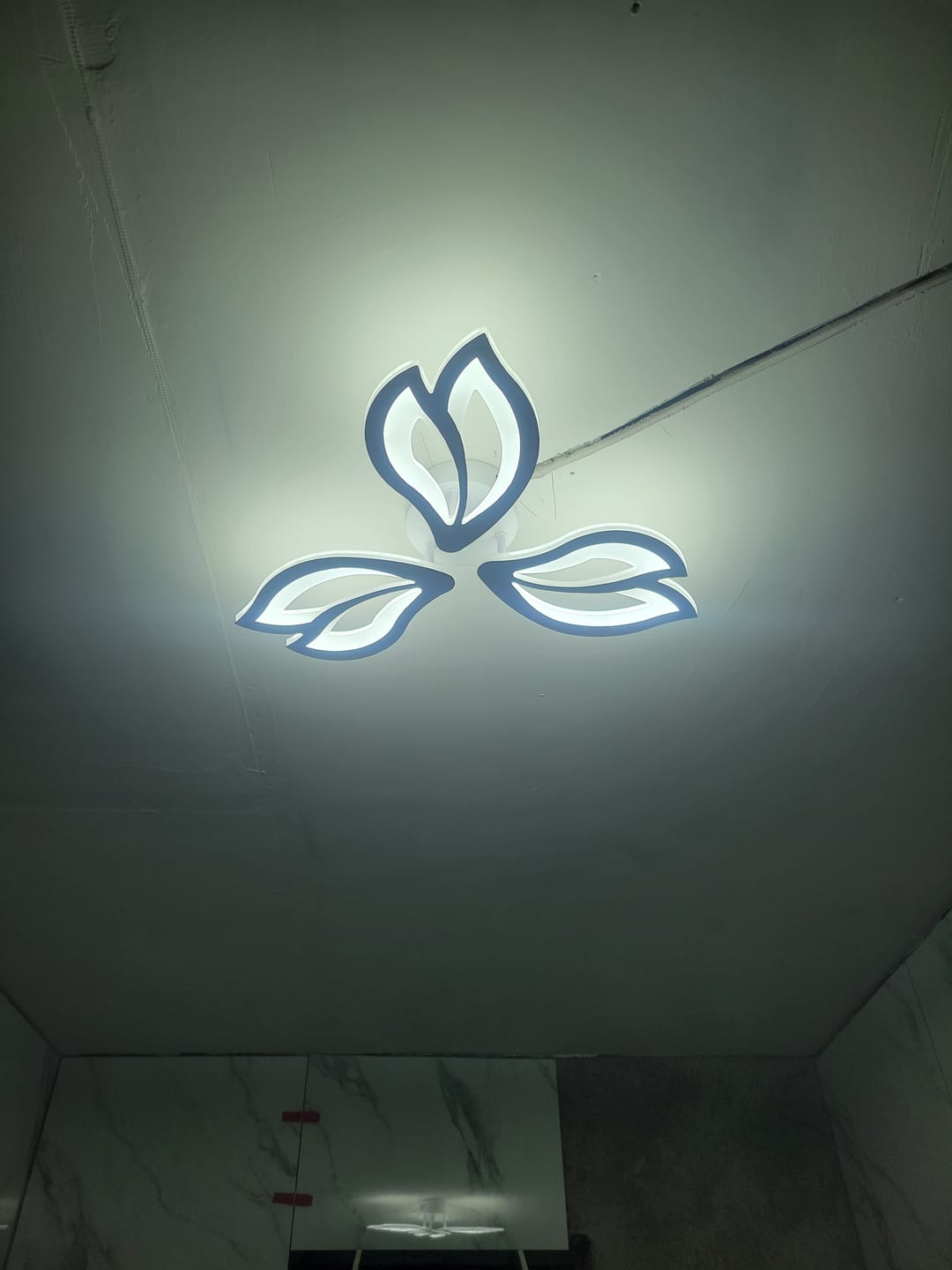 Customer photo review of Lustra LED Mini ANEMONE Echivalent 300W Telecomanda
