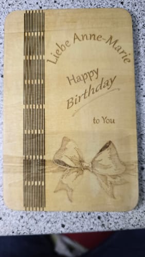 Customer photo review of Christmas Envelope for money 6 bundle svg laser cutting file