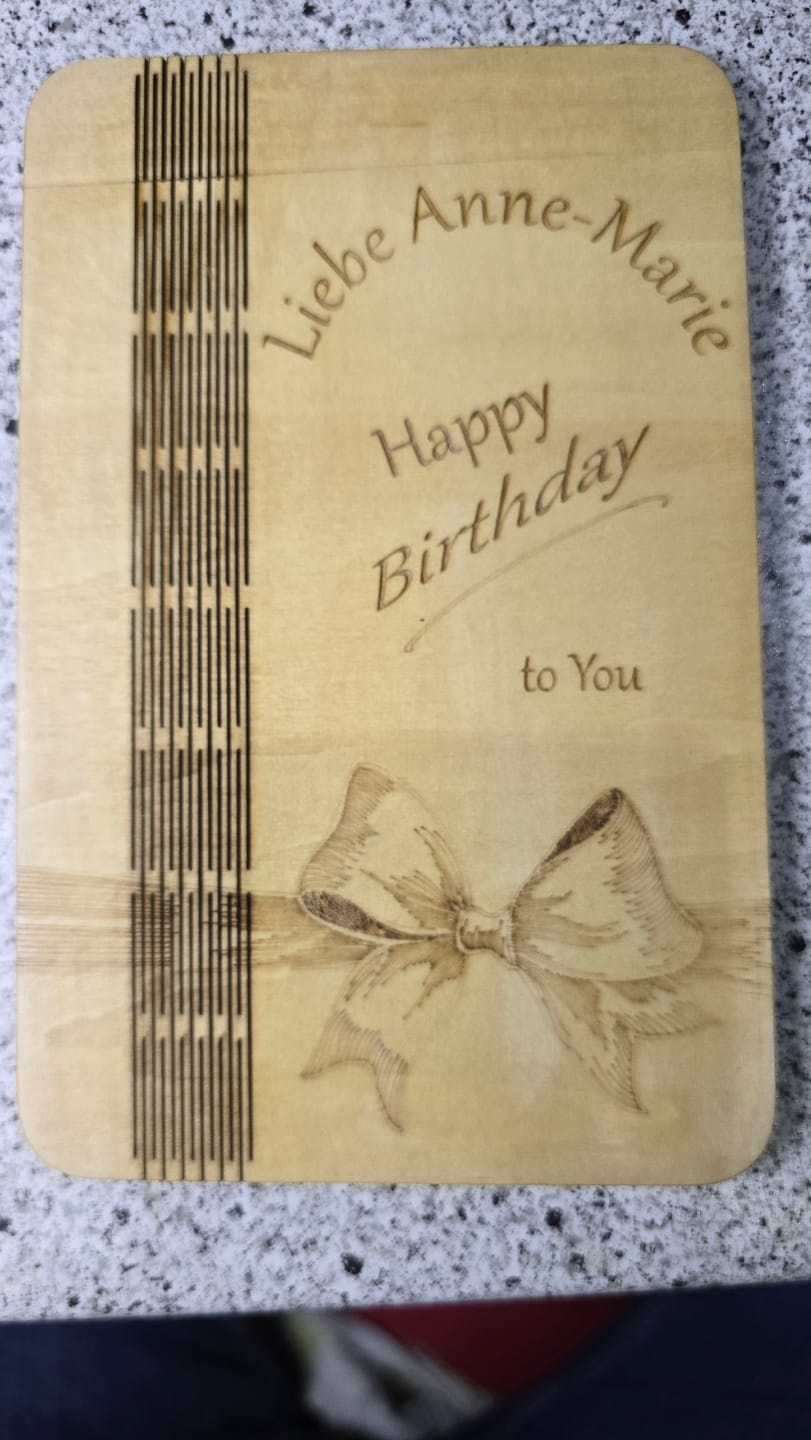 Customer photo review of Christmas Envelope for money 6 bundle svg laser cutting file
