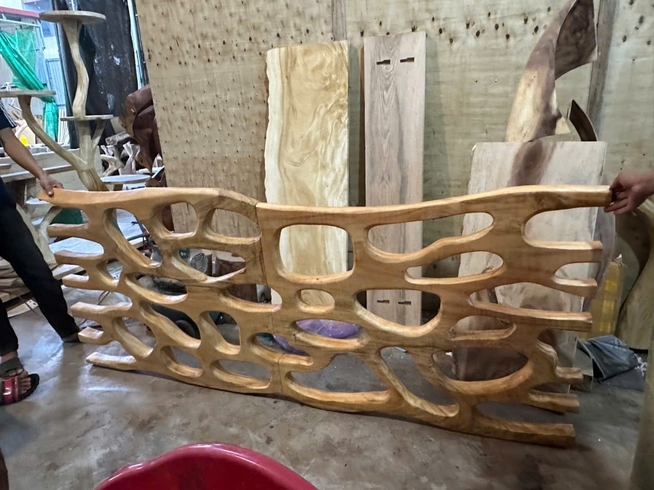Customer photo review of Organic Room Divider For Modern Home Interiors