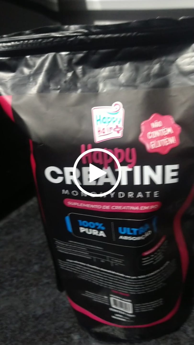 Customer video review of Creatina Monohidratada 100% Pura 300g - Happy Creatine