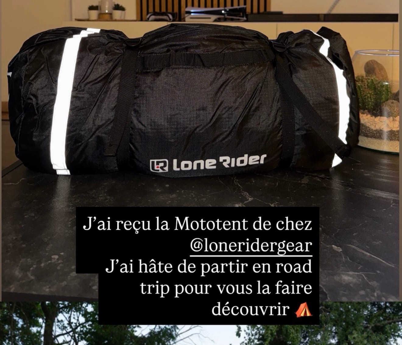 Customer photo review of MotoTent