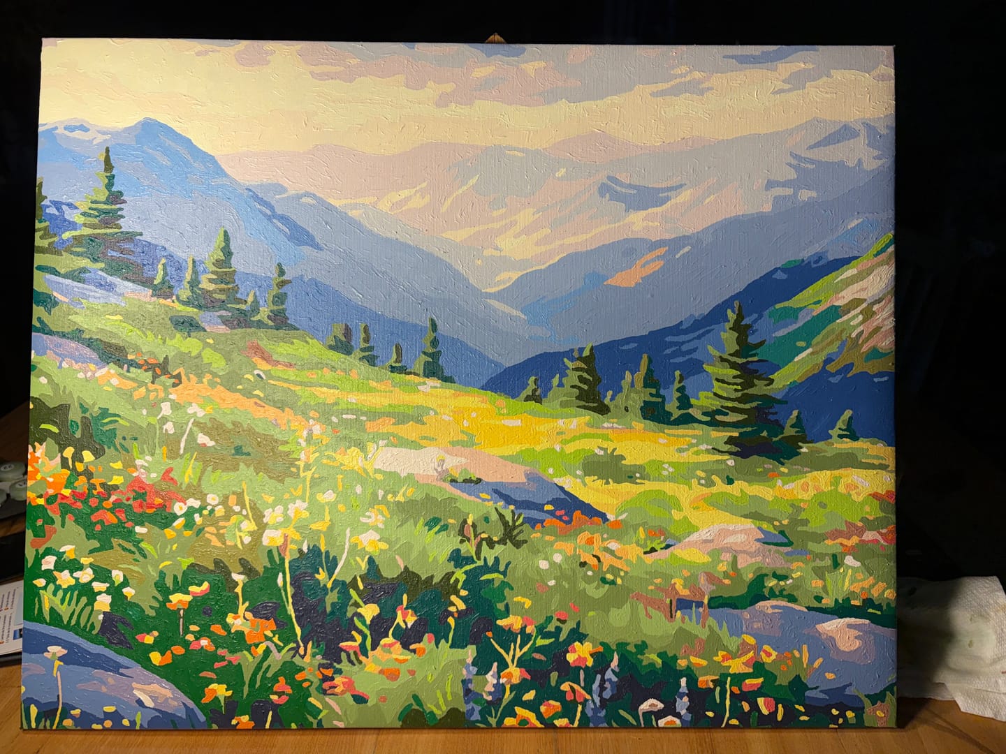 Customer photo review of Mountain Chain View