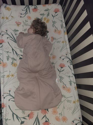 Customer photo review of Warm Sleep Suit Sack 3-in-1 2.5 TOG - Organic Cotton & Camel Wool - Dusty Pink