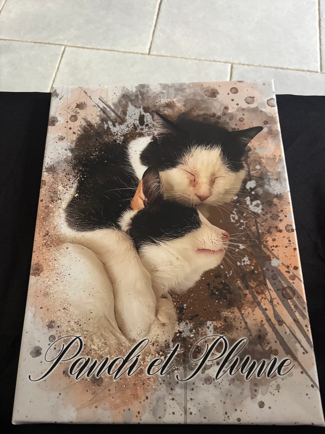 Customer photo review of Portrait Aquarelle - Duo