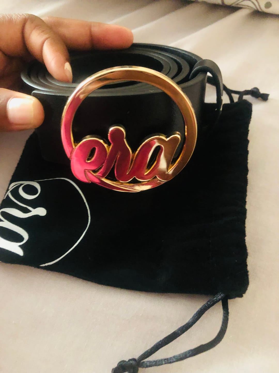 Customer photo review of Small Era Belt