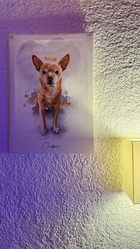 Customer photo review of Πορτραίτο Κατοικίδιου - Νερομπογιά