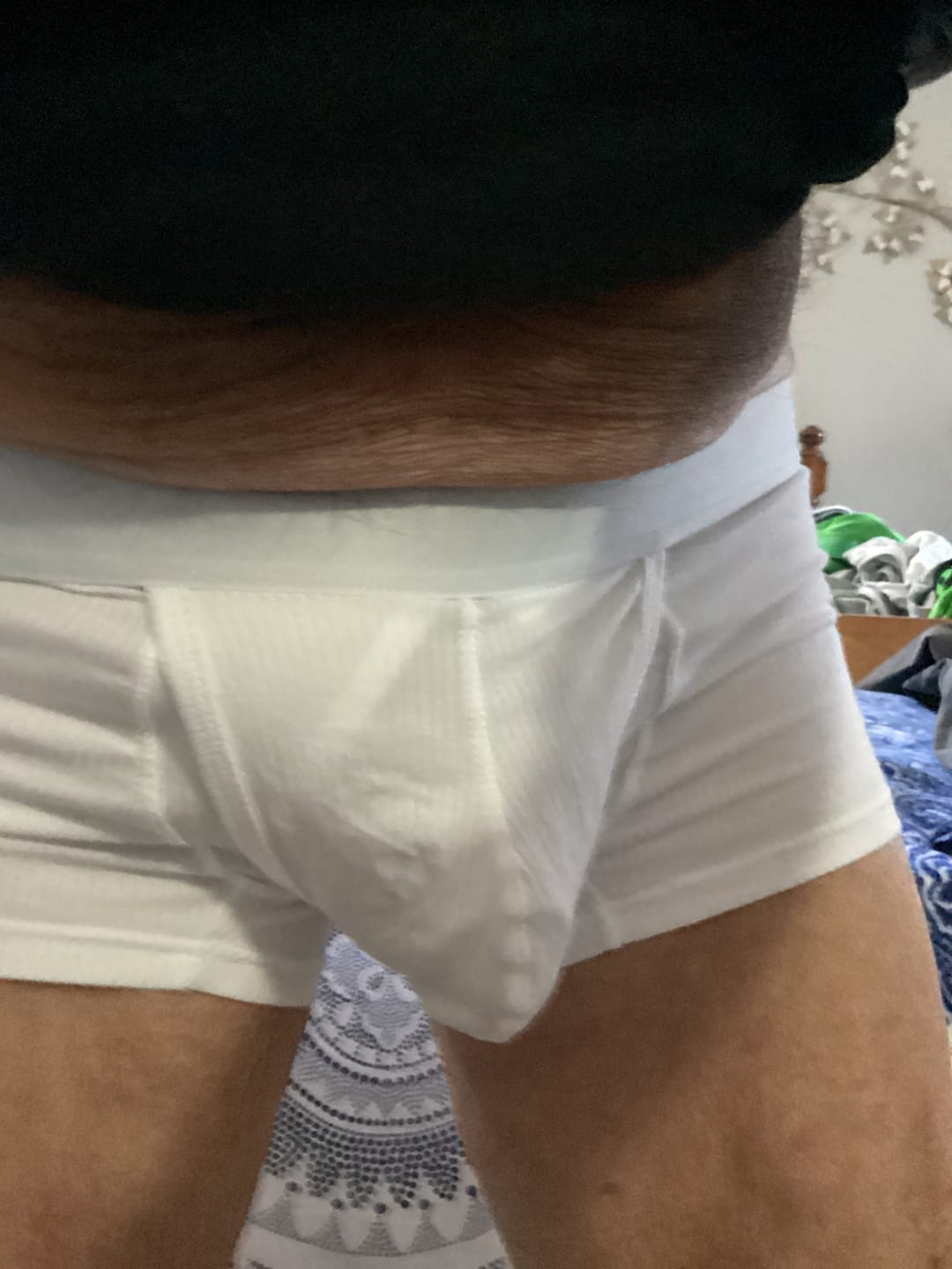 Customer photo review of 3 Pack Separate Ball Support Pouch Trunks