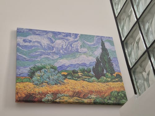 Customer photo review of Campo De Trigo Con Cipreses