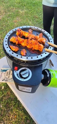 Customer photo review of COBB Grill Gas Bundle