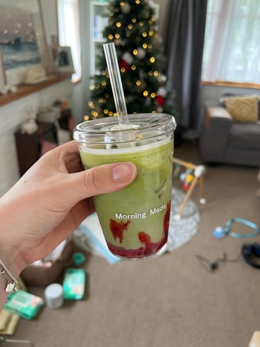 Customer photo review of Vanilla Matcha Latte