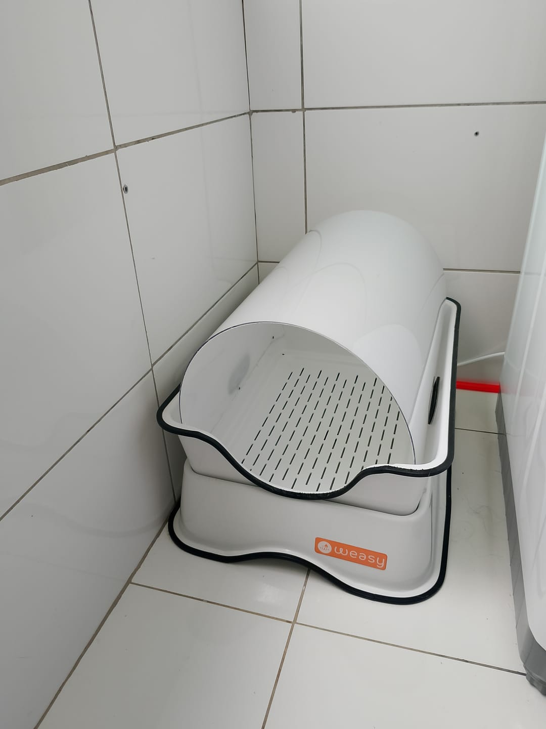 Customer photo review of Weasy Gato | Banheiro para gatos
