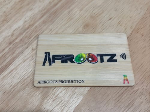 Customer photo review of Custom NFC Business Card