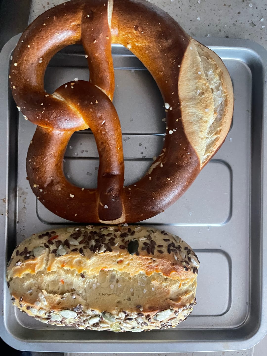 Customer photo review of XL Oktoberfest Pretzels (4 pack)