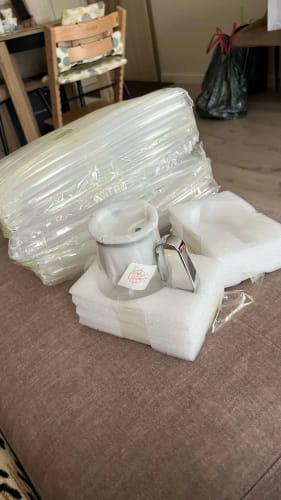 Customer photo review of Tetera de vidrio interior con separación de agua de 700ML, tetera con infusor, tetera con filtro, interruptor magnético, contenedor de filtración de té