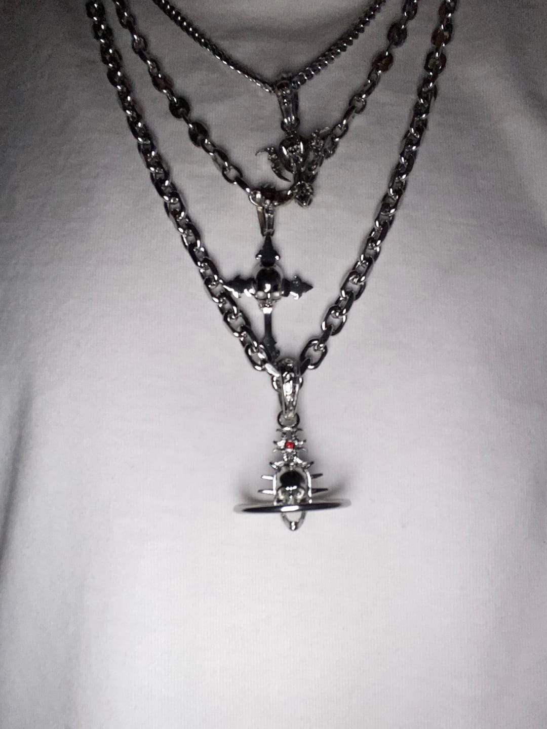 Customer photo review of DOWN YOUR THROAT PENDANT