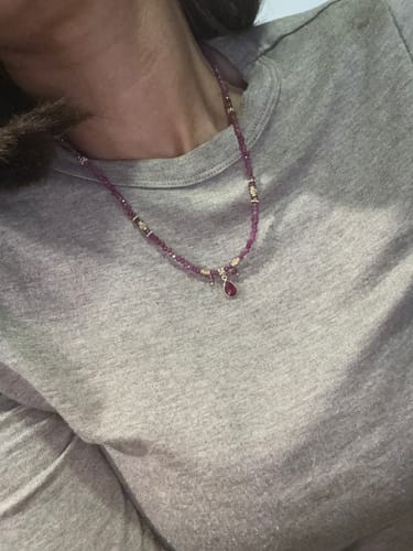 Customer photo review of שרשראות מהרני רובי